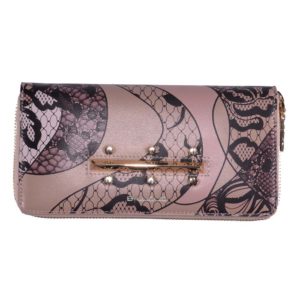 CROMIA WALLETS UPTOWN LACE NUDE