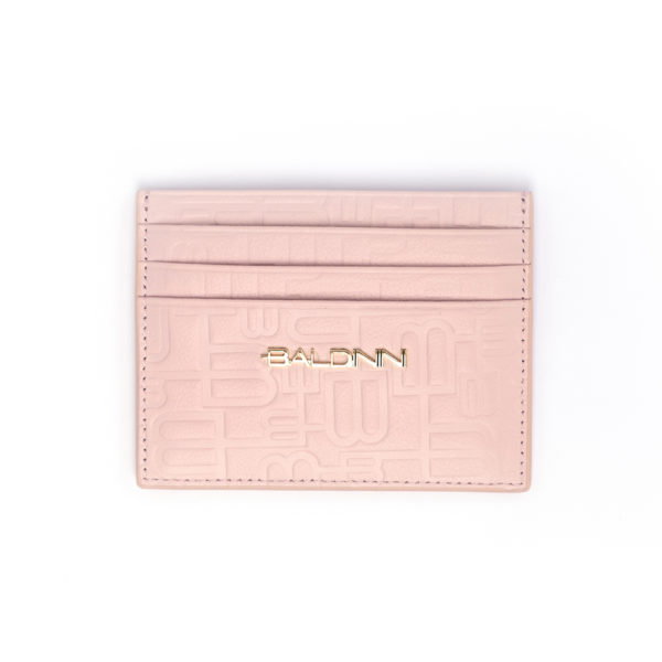 BALDININI Card case holder Monogram Pink