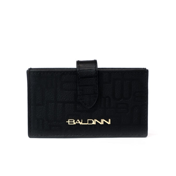 BALDININI Card case holder Monogram Wallet Black