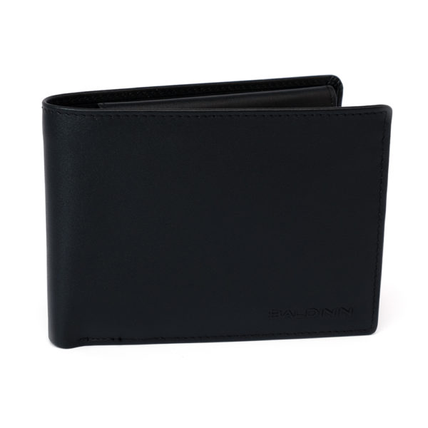 BALDININI Billfold 5 c/c +cp Daniel Wallet Black